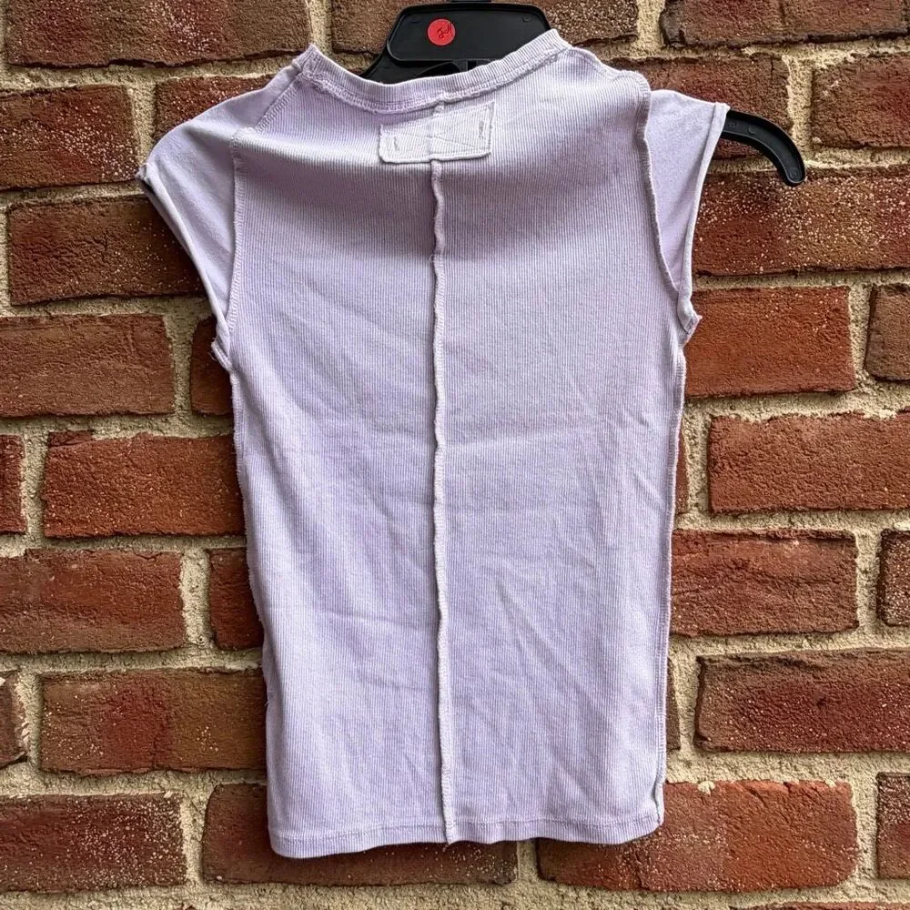 Free People We the Free Ever Had Tee in lavender purple XS NEW